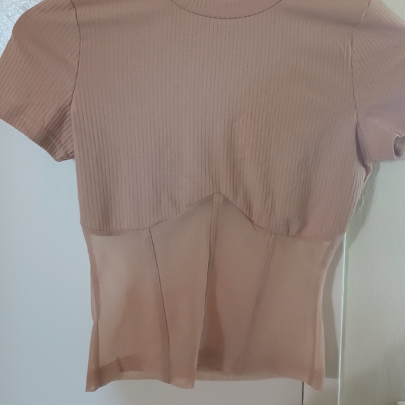 Sheer Corset Baby Tee - Picture 4 of 5